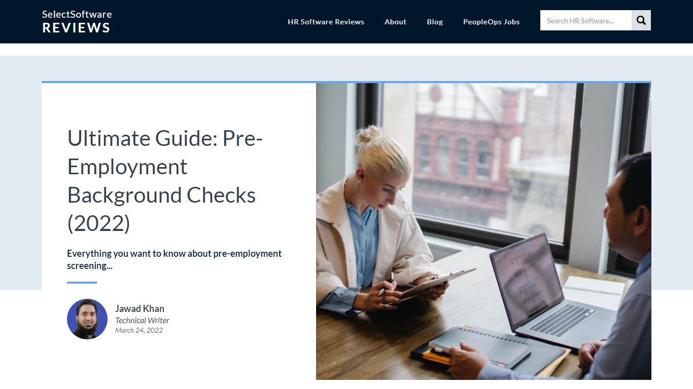 Ultimate Guide: Pre-Employment Background Checks (2022)